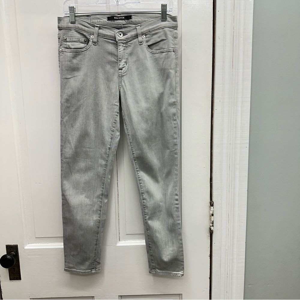 Big Star Light‎ Gray Skinny Jeans Jeggings women's 29